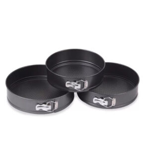 Non Stick Removable Bottom Round Cake Baking Customize Size Carbon Steel Springform Cake Pans
