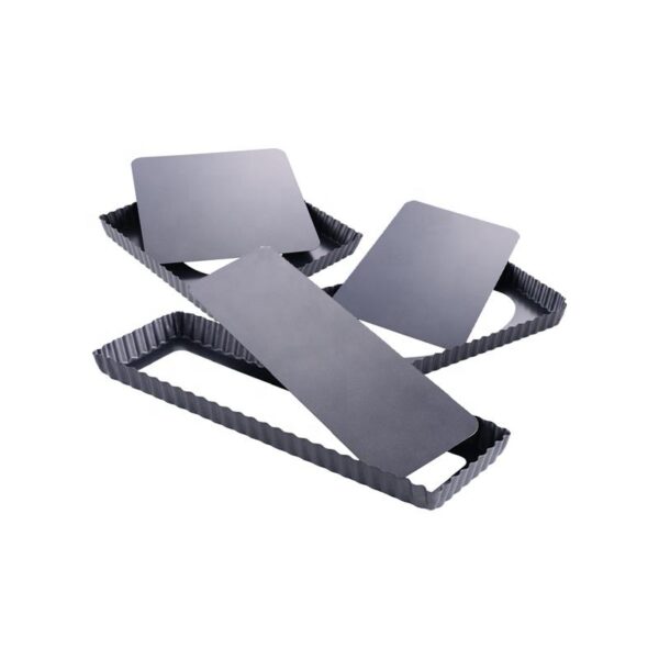 Non Stick Long Detachable Tray Baking Pan Carbon Steel French Bread Baking Pan with Holes Bakeware