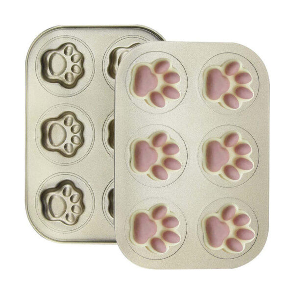 Food Grade Heat-resistant 6 Cups Muffin Pan Shell Shape Non Stick Muffin Pan