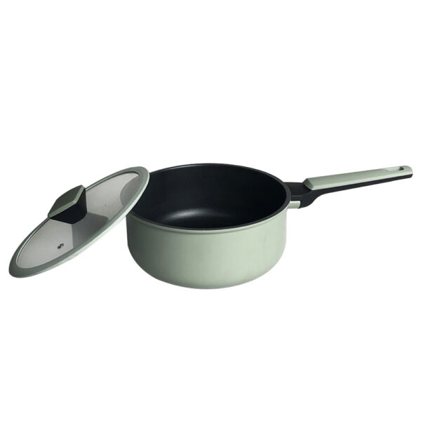 Factory Direct Sale 16cm Nonstick Sauce Milk Pan Kitchen Milk Soup Pot With Lid