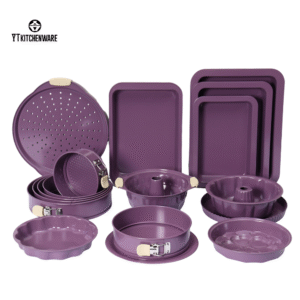 IMG_3355 Wholesale Nonstick Baking Pans Set, Stackable Bakeware Sets With Deep Roasting Pan Cookie Sheet Cake Pans Bakeware