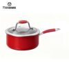 004 Popular Red Impress Stainless Steel Cookware Set with Culinary Edge: Durable, Stylish, and Ready for Every Meal