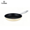 004 Cream Enamel Cookware Set – Stylish Mirror-Finish Handles, Durable Nonstick, Factory-Direct Quality