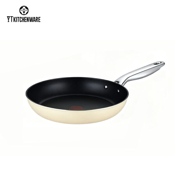 004 Cream Enamel Cookware Set – Stylish Mirror-Finish Handles, Durable Nonstick, Factory-Direct Quality