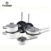 Popular Rolled-Edge Impress Aluminum Cookware Set– Stronger Build, Smooth Finish, Made for Daily Cooking