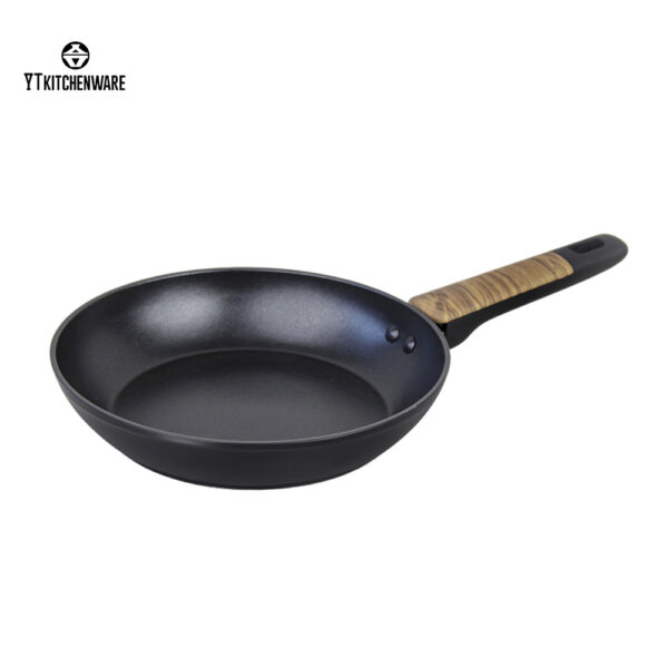 006 Premium Forged Aluminum Cookware Set with Wood-Look Handles – Nonstick, Durable, Factory Direct
