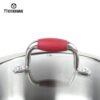 007 Popular Red Impress Stainless Steel Cookware Set with Culinary Edge: Durable, Stylish, and Ready for Every Meal