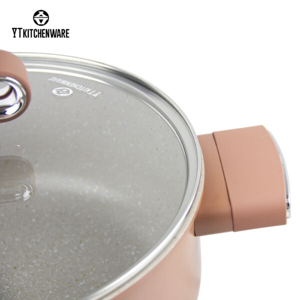 008 Essential Non-Stick Cookware Set with Rolled Edge for Everyday Cooking – Stylish, Durable, and Easy to Clean