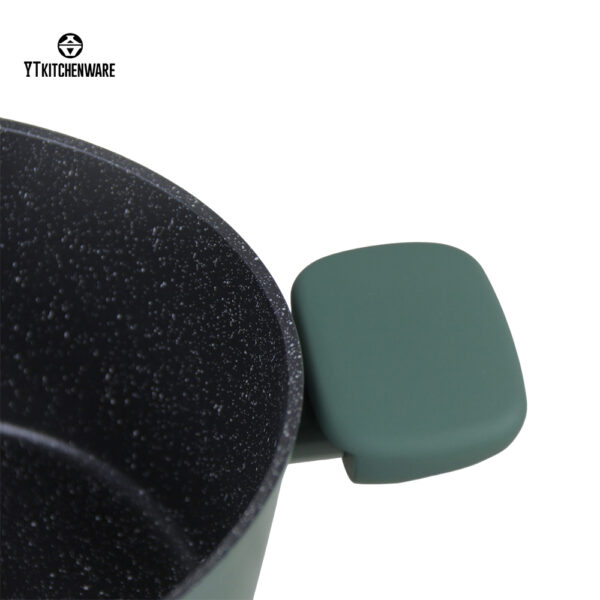 Eco-Friendly Non-Stick Green Cookware – Durable, Safe & Easy to Clean!