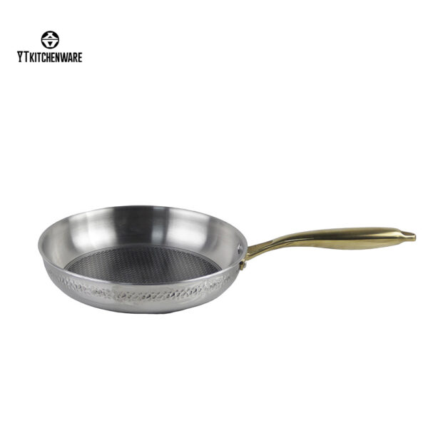 Hammered Stainless Steel Impress Cookware with Culinary Edges,Custom Logo Available