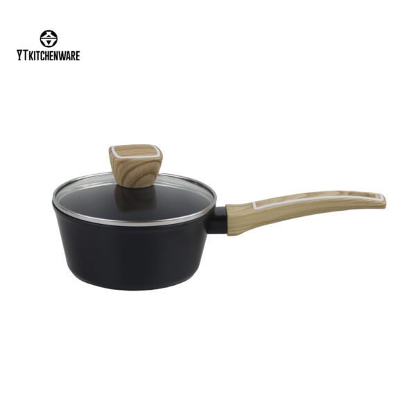 Forged Non-Stick Coating Black Cookware Set , Low Smoke & Durable,OEM and ODM Supported