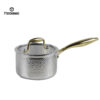 Hammered Stainless Steel Impress Cookware with Culinary Edges,Custom Logo Available