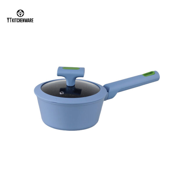 Popular Blue Non-Stick Aluminum Forged Cookware with Silicone Accessories – Durable, Heat-Resistant & Easy to Use