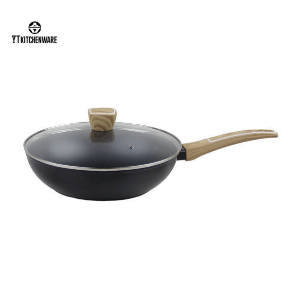 Forged Non-Stick Coating Black Cookware Set , Low Smoke & Durable,OEM and ODM Supported