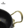 Premium Black & Gold Speckled Aluminum Bulginging Pot – Elegant & Durable Cookware for the Modern Kitchen