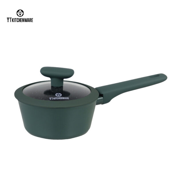 Eco-Friendly Non-Stick Green Cookware – Durable, Safe & Easy to Clean!