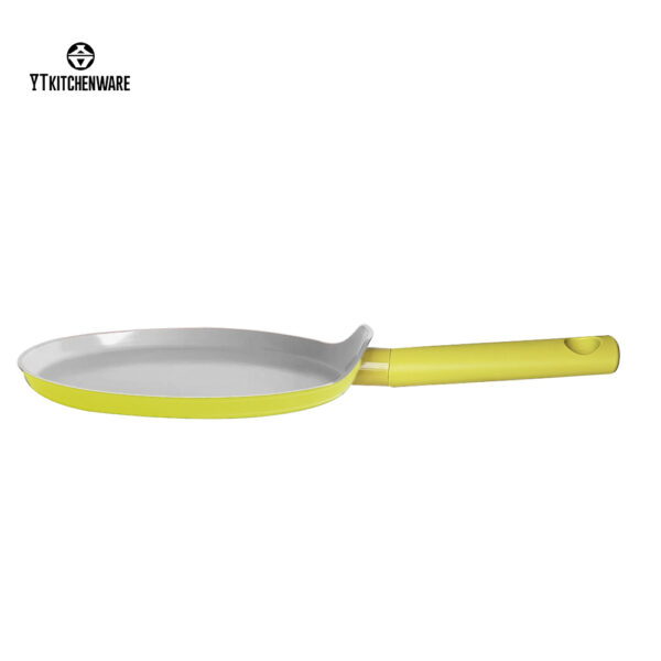 BY14 (76) 【Factory Direct】Bright Yellow Pressure-Like Cookware Set – Cook, Simmer & Fry Faster! Non-Stick, Easy-Clean for Daily Home Meals