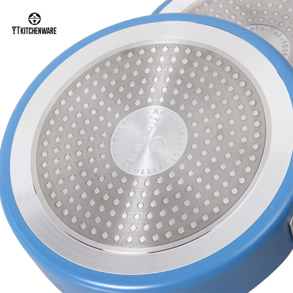 Durable Aluminum Pots & Pans with Stainless Handles – Quick Heat, Modern Look, Home-Ready