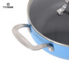 Durable Aluminum Pots & Pans with Stainless Handles – Quick Heat, Modern Look, Home-Ready