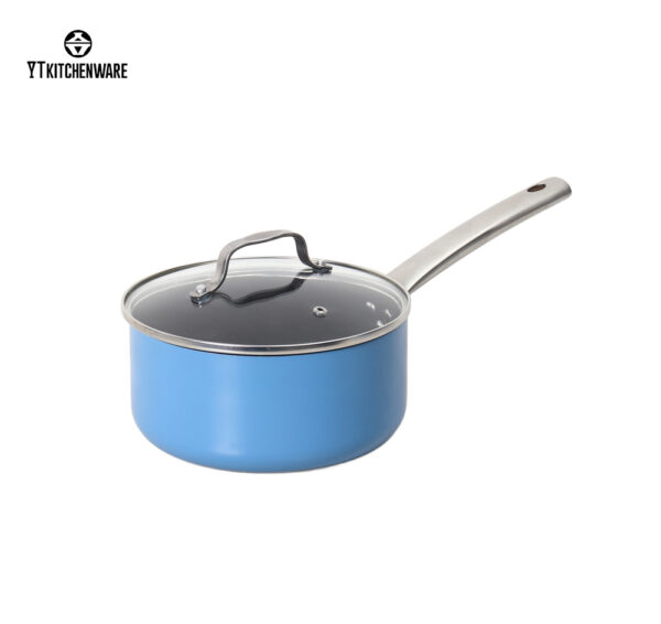 Durable Aluminum Pots & Pans with Stainless Handles – Quick Heat, Modern Look, Home-Ready