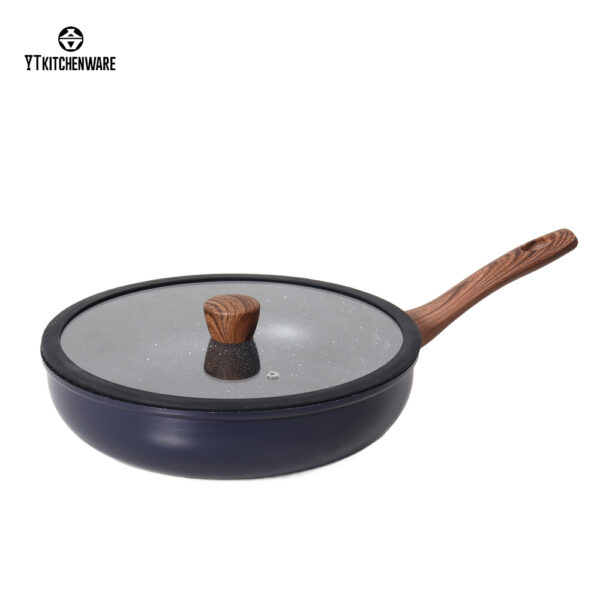 Black Rolled-Edge Cookware Set – Fry, Simmer & Sear All in One! Non-Stick, Easy-Clean & Durable for Daily Family Meals