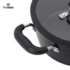Sleek Black Non-Stick Aluminum Cookware Set: Durable Craft, Comfort Handles & Factory-Direct Deals