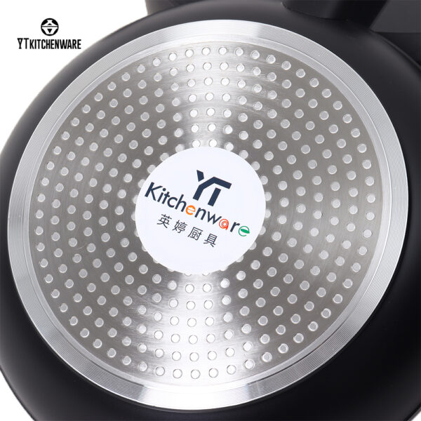 Black Forged-Aluminum Cookware Set – Durable Build, Quick Heating, Premium Nonstick Coating