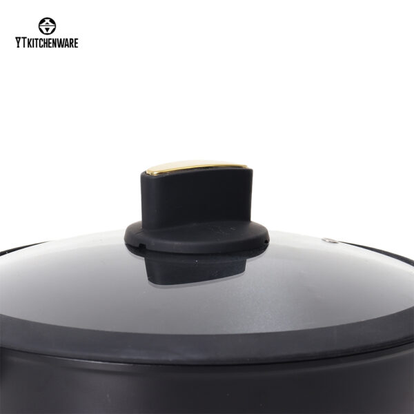 Black Forged-Aluminum Cookware Set – Durable Build, Quick Heating, Premium Nonstick Coating