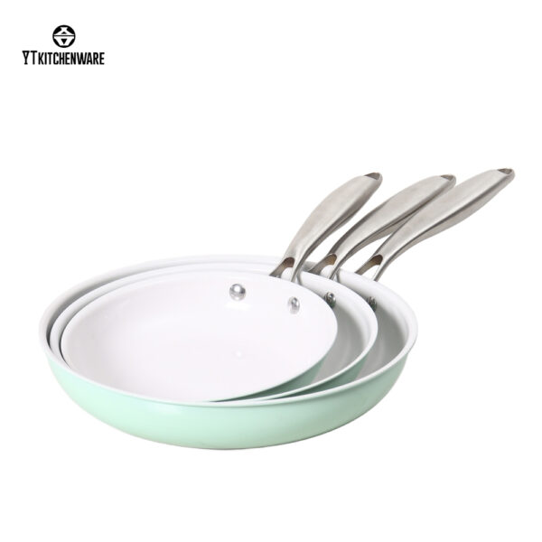 Colorful Impress Culinary Edge Fry Pans: Durable Aluminum Craft, Non-Stick Coating & Factory-Priced (Certified Safe!)