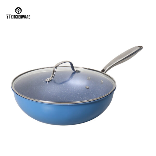 Bright Blue Culinary-Edge Aluminum Cookware Set — Factory Direct, Certified Safe & Built for Everyday Cooking