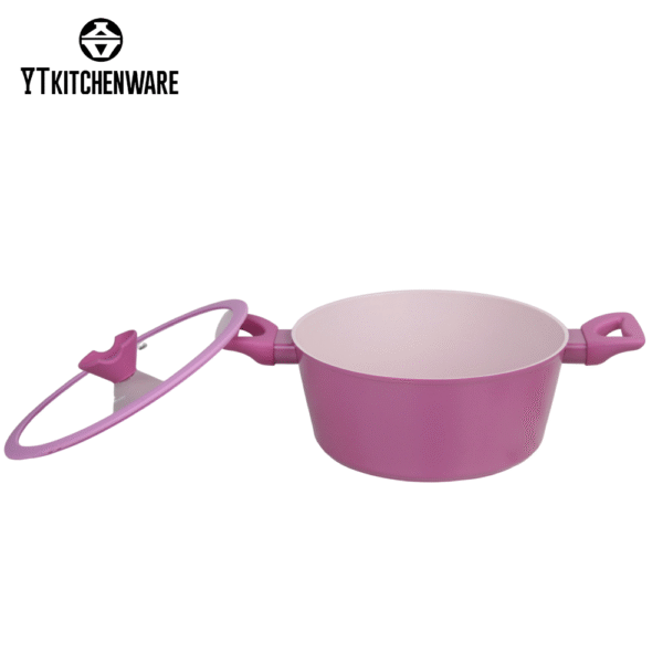Popular Vibrant Pink Forged Cookware Set – Perfect for Everyday Meals, Easy to Clean and Durable