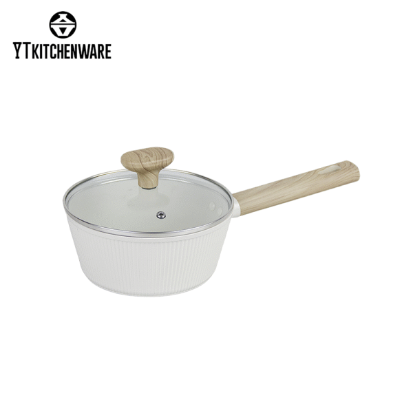 Factory Direct Sale Non-Stick Coating Cookware Set With Vertical-Rib