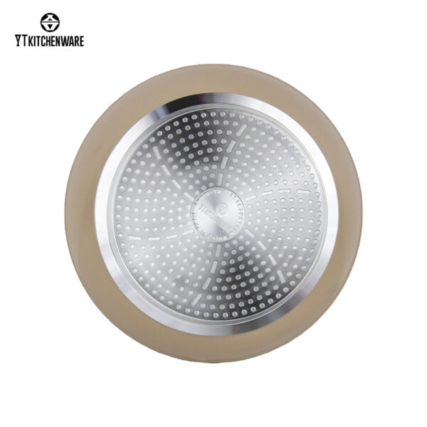 Non-Stick Yellow Cookware with Detachable Handle - Oven-Safe & Easy to Clean,Factory Direct Sale