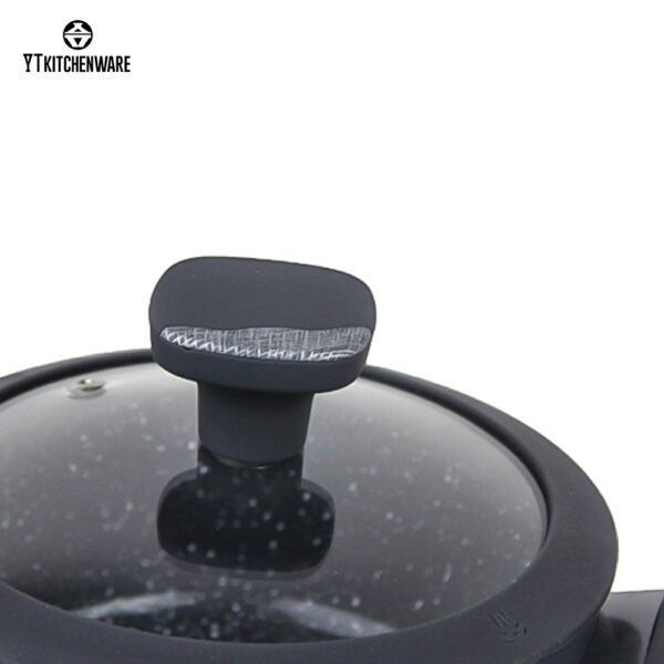 Hot selling Impress Pot with Black Silicone Handle - Durable & Easy to Use,OEM&ODM Supported