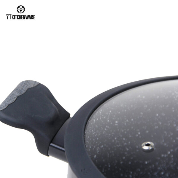 Hot selling Impress Pot with Black Silicone Handle - Durable & Easy to Use,OEM&ODM Supported