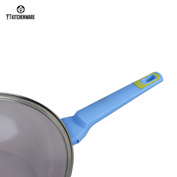 Hot Sale Blue Non-Stick  Forged Cookware Set - Pressure Cooker Inspired Design