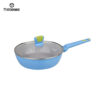 Hot Sale Blue Non-Stick  Forged Cookware Set - Pressure Cooker Inspired Design