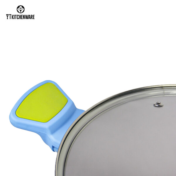 Hot Sale Blue Non-Stick  Forged Cookware Set - Pressure Cooker Inspired Design