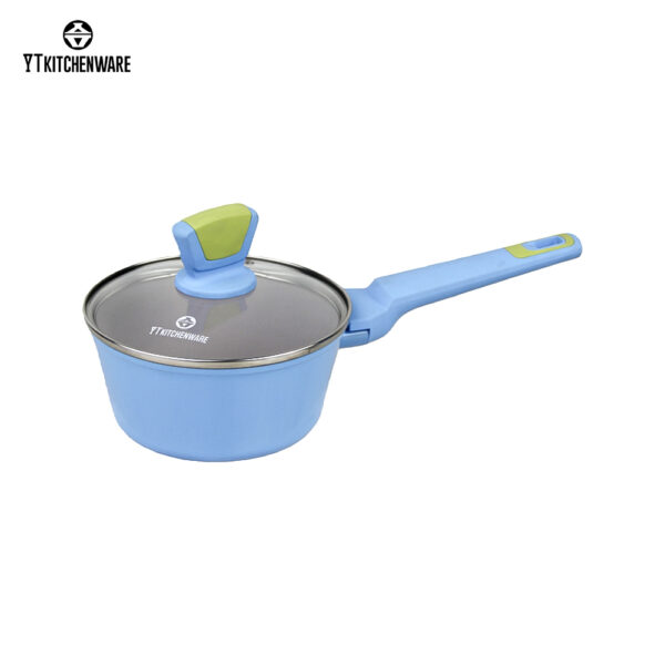 Hot Sale Blue Non-Stick  Forged Cookware Set - Pressure Cooker Inspired Design