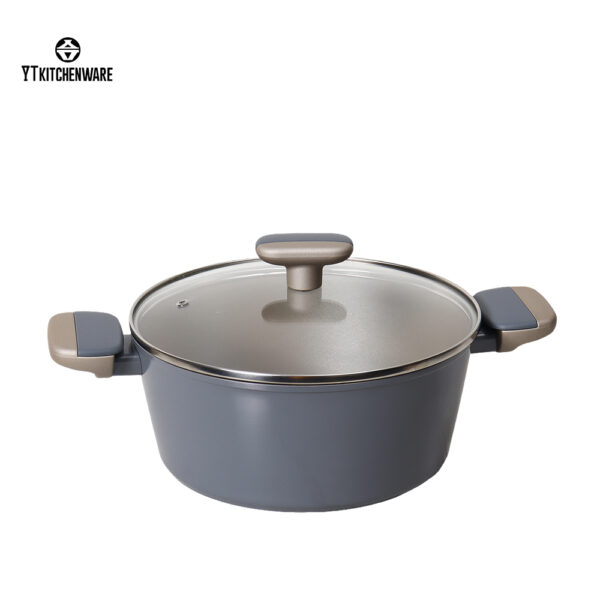 Modern Forged Aluminum Cookware Set – Sleek Look, Quick Heat Response, Premium Nonstick Performance