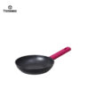by2537 (14) Factory-Direct Forged Aluminum Cookware Set – Color Silicone Handles, Certified Nonstick Coating, Ready for Global Markets