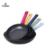 by2537 (2) Factory-Direct Forged Aluminum Cookware Set – Color Silicone Handles, Certified Nonstick Coating, Ready for Global Markets