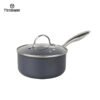 Popular Nonstick Aluminum Cookware Set with Glass Lids & Stainless Steel Handles |OEM and ODM Supported & Wholesale