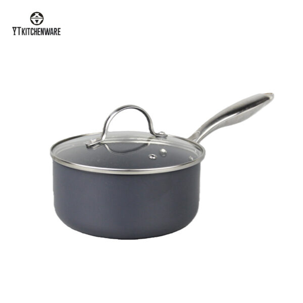 Popular Nonstick Aluminum Cookware Set with Glass Lids & Stainless Steel Handles |OEM and ODM Supported & Wholesale
