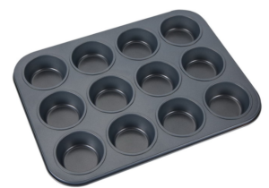 Popular Carbon Steel Muffin Pan with Non-Stick Coating,Durable and Easy to Clean