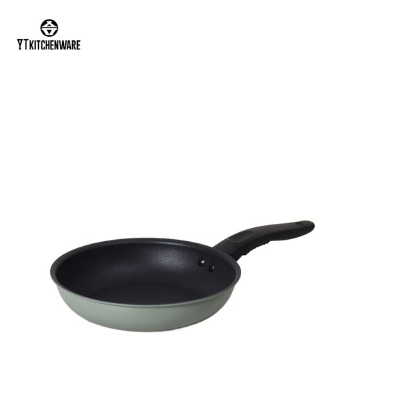 Sage Green Impress Culinary Edge Aluminum Cookware Set: Non-Stick, Glass Lids, Heat-Resistant Handles (Factory Direct)