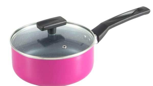 Vivid Magenta & Speckled Silver Stretched Cookware Set with Baking Accessory Kit