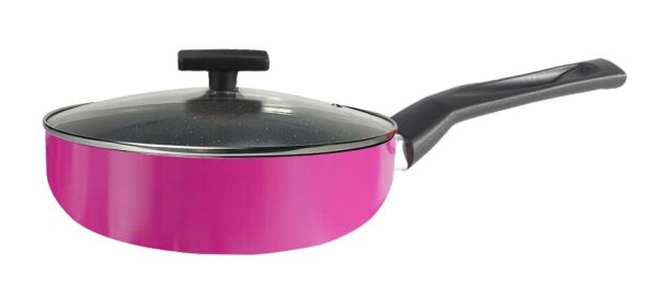 Vivid Magenta & Speckled Silver Stretched Cookware Set with Baking Accessory Kit