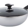 Sleek Silver Thermo-Spot Stretched Cookware Set with Heat-Resistant Ergonomic Handles