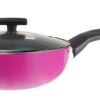 Vivid Magenta & Speckled Silver Stretched Cookware Set with Baking Accessory Kit